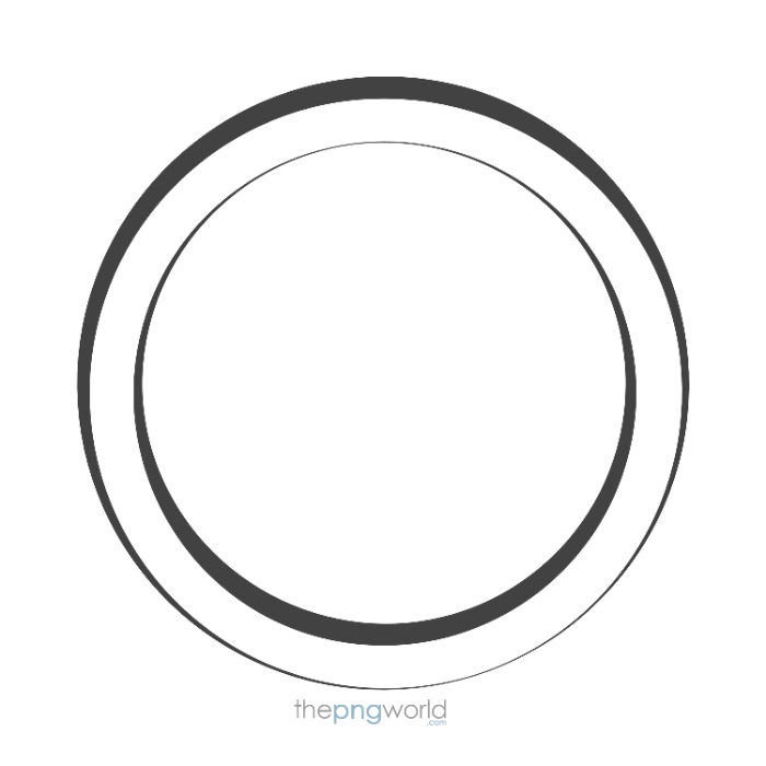 Circle Double Border Rings PNG cirlce,shape,geometry,rings,border,round,offer,center
